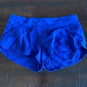 Blue Lululemon shorts